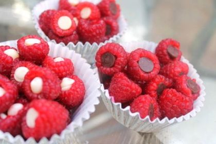 Chocolate raspberries  
