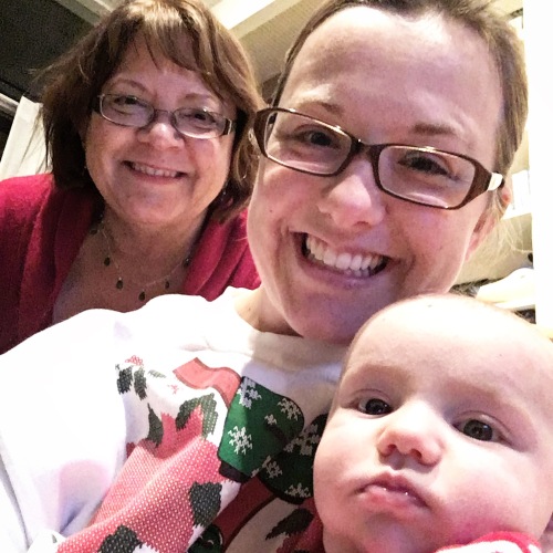 Three generations on Christmas! 